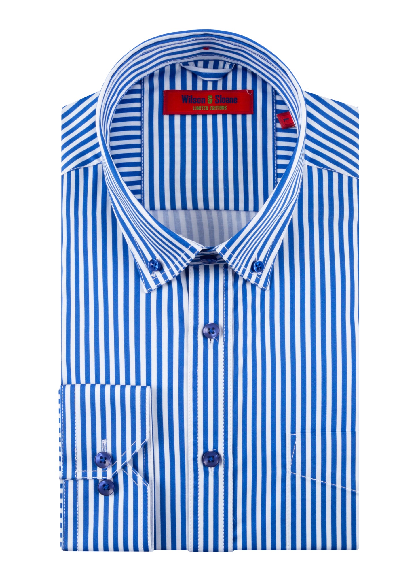 Blue Striped Shirt | Ink Bengal