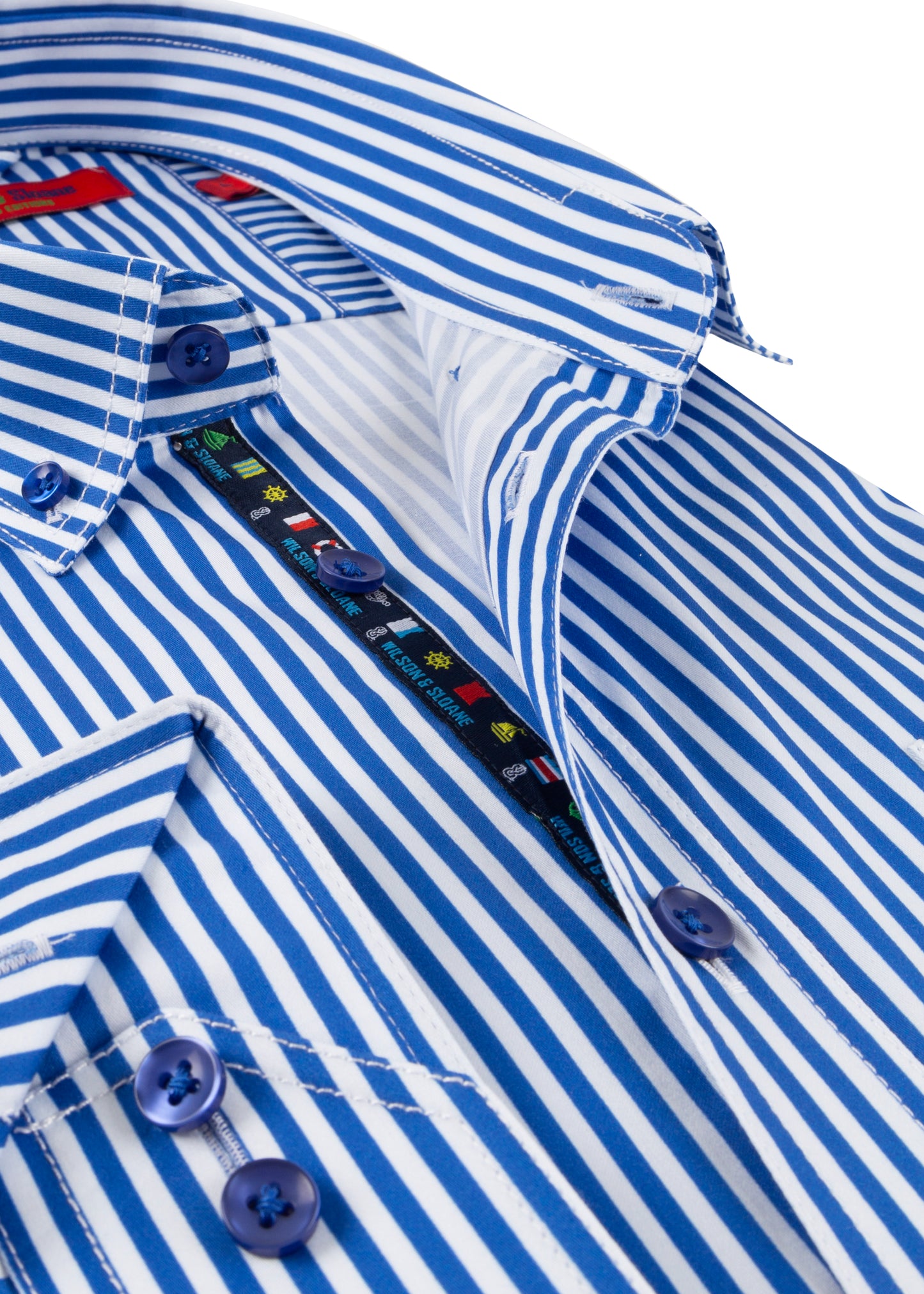 Blue Striped Shirt | Ink Bengal