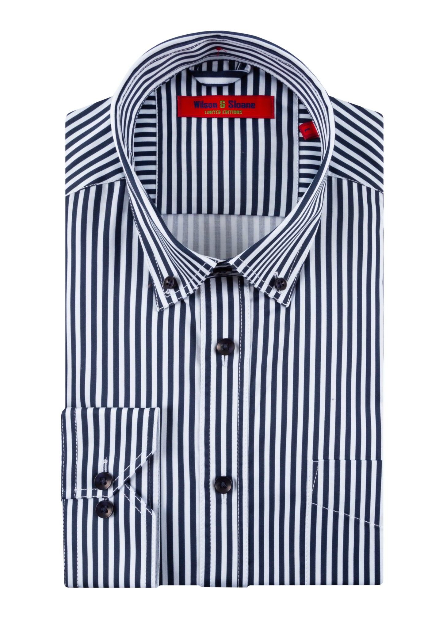 Blue Striped Shirt | Navy Bengal
