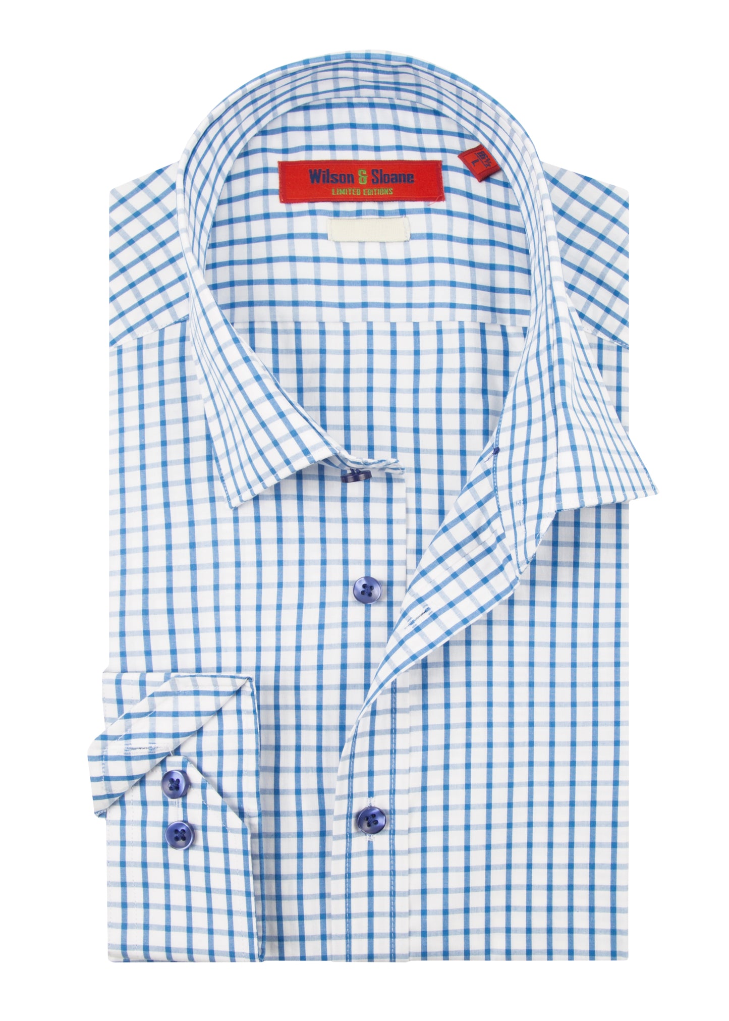 Blue & White Country Check Shirt | Mens Shooting Attire Essentials