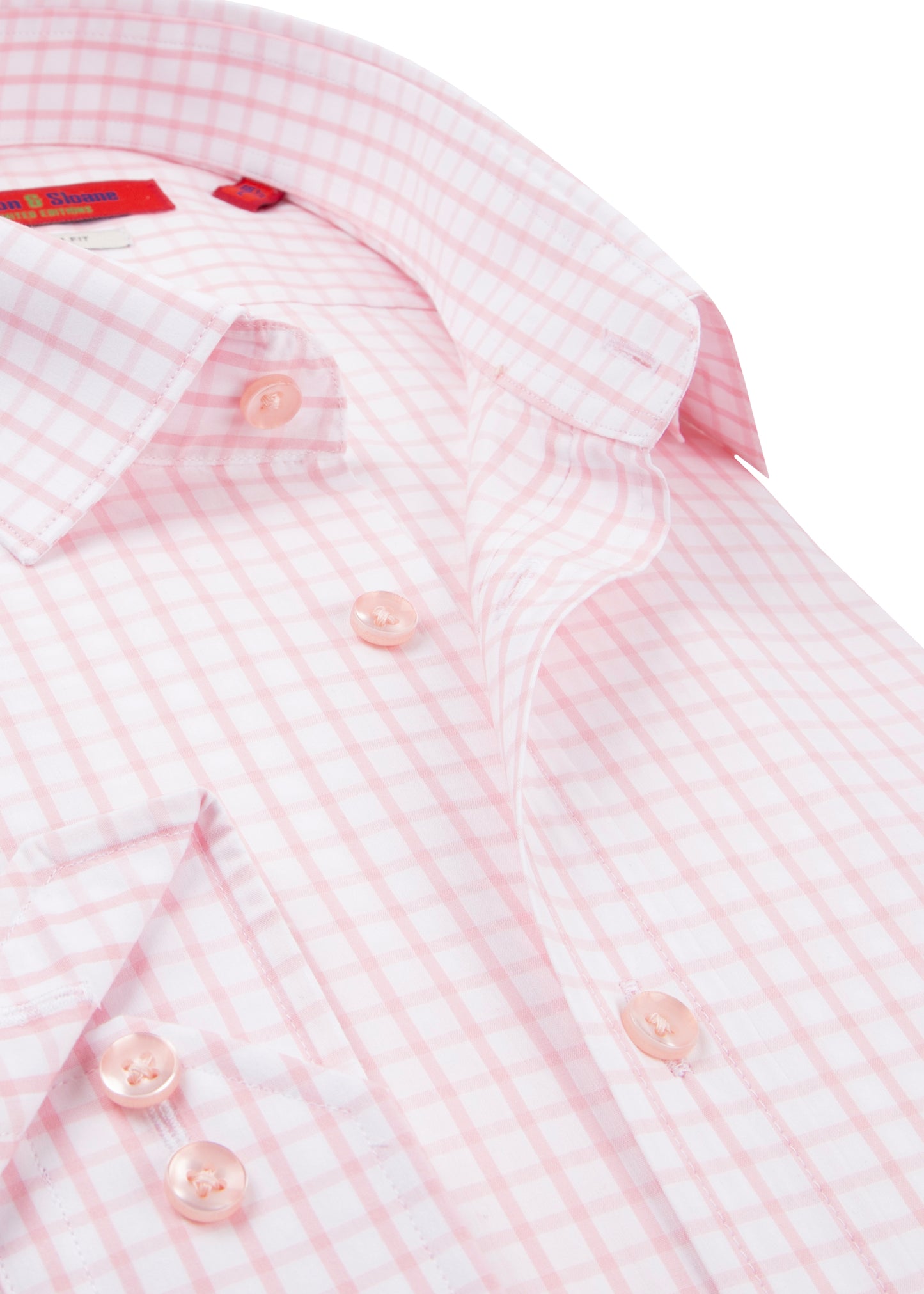 Pink & White Country Check Shirt | Mens Shooting Attire Essentials