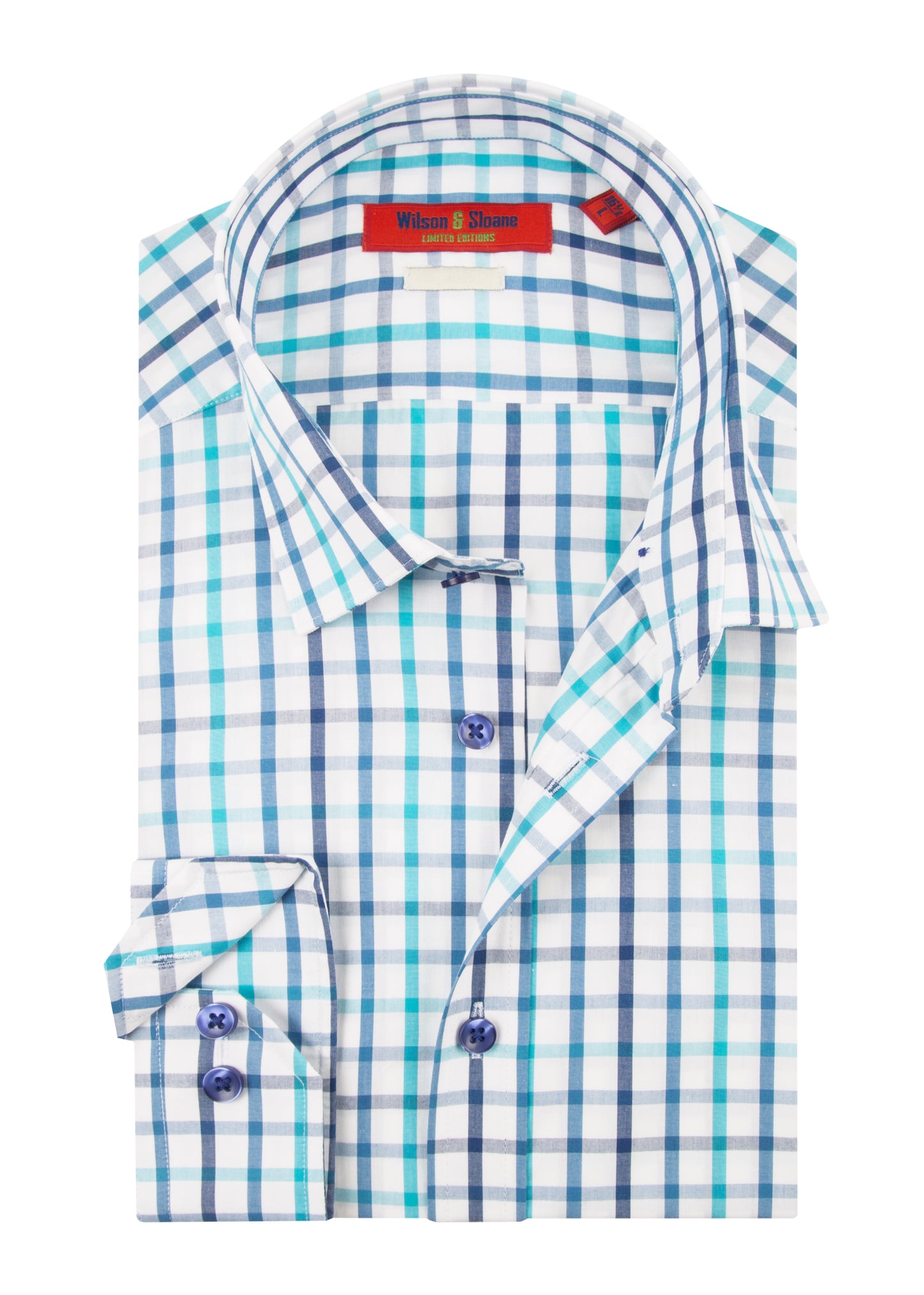 Blue & Turquoise Country Check Shirt | Mens Shooting Attire Essentials