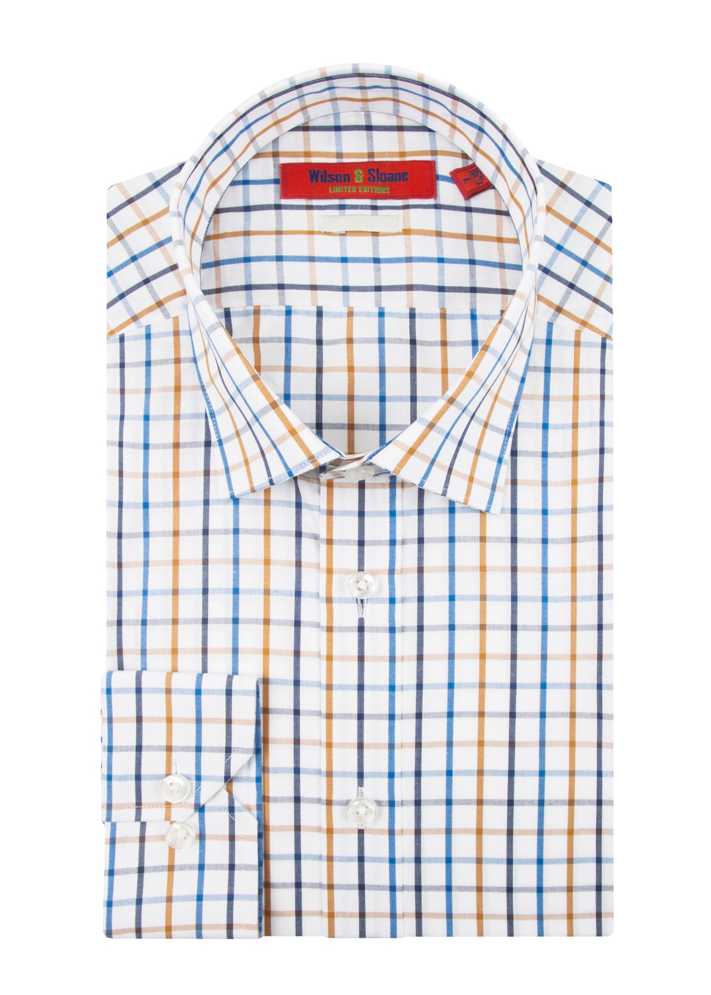 Blue & Gold Country Check Shirt | Mens Shooting Attire Essentials