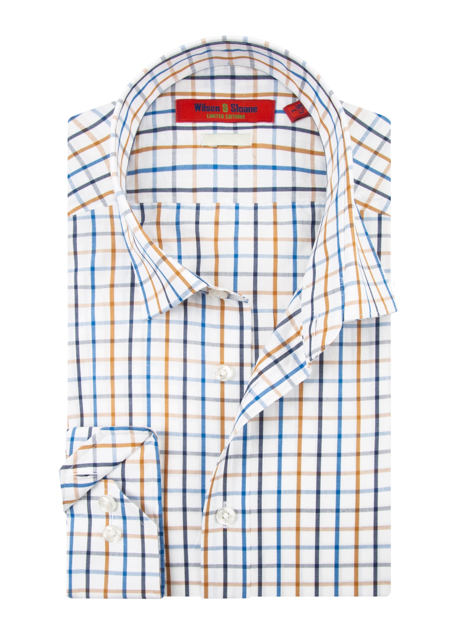 Blue & Gold Country Check Shirt | Mens Shooting Attire Essentials